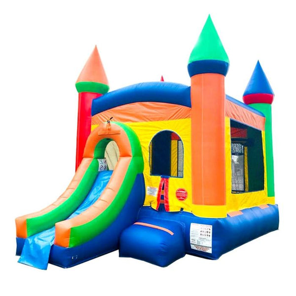 Bounce House with Water Slide & Splash Pool