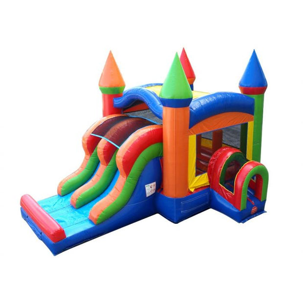 Bounce House Combo with Dual Lane Slide - Dry Only