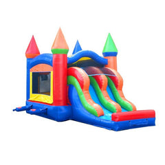 Bounce House Combo with Dual Lane Slide - Dry Only