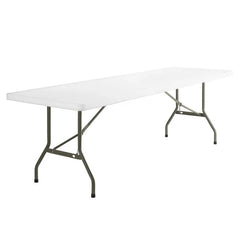Heavy-Duty Blow Molded Plastic Folding Table