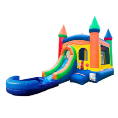 Bounce House with Water Slide & Splash Pool