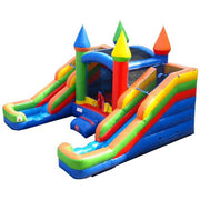 Bounce House with Double Water Slide