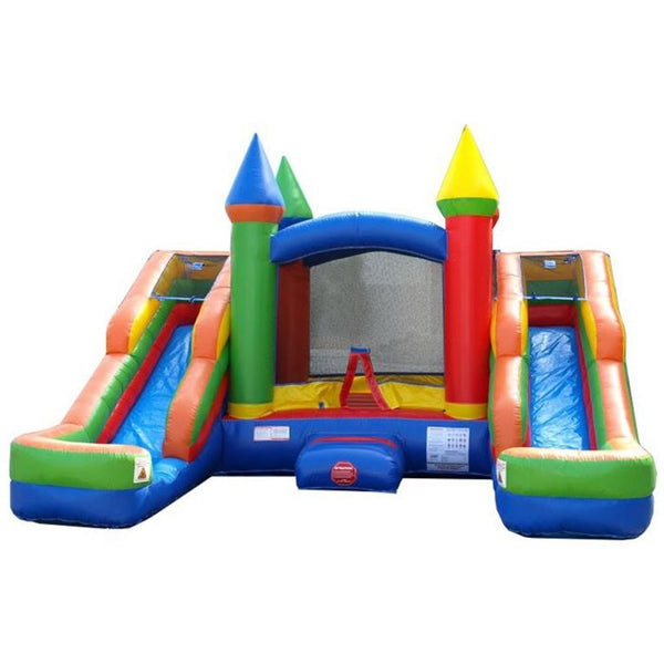 Bounce House with Double Water Slide