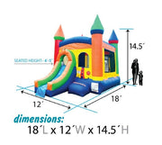 Bounce House with Water Slide & Splash Pool